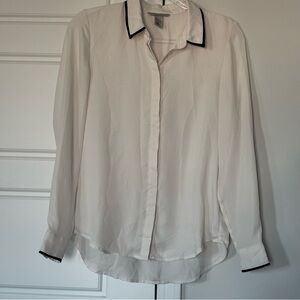 H&M Classic White Blouse